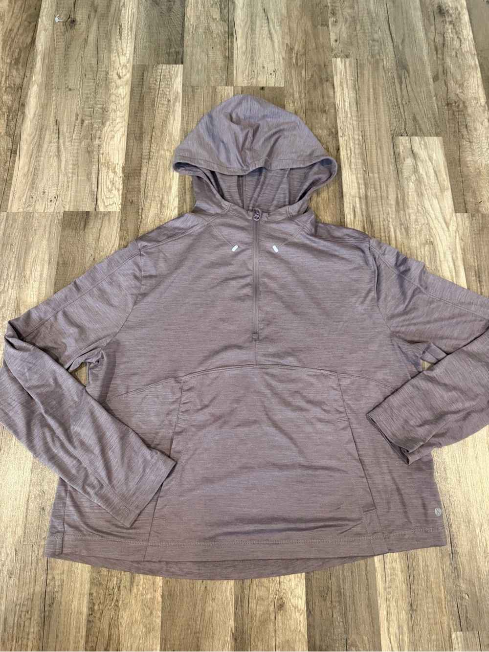 Layer 8 Heathered Gray Full-Zip Hoodie